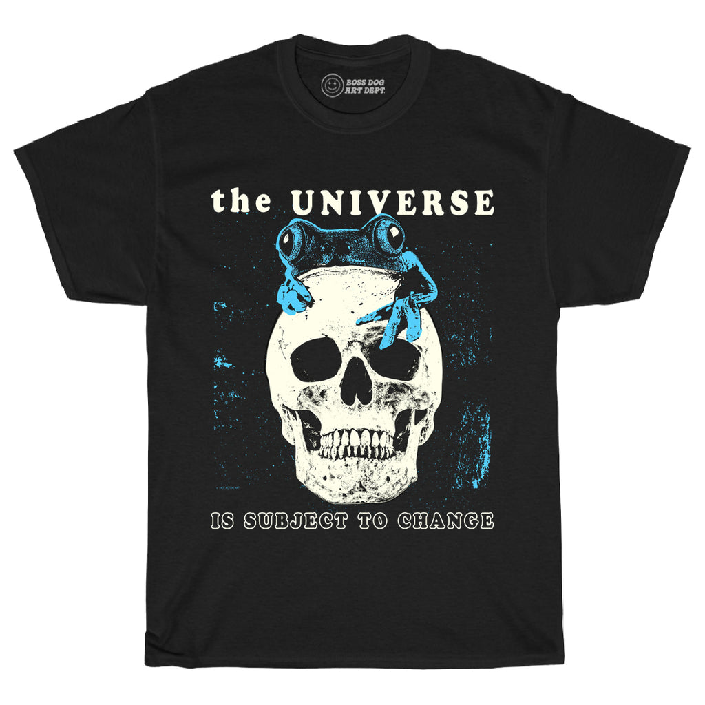 Subject To Change Black Tee